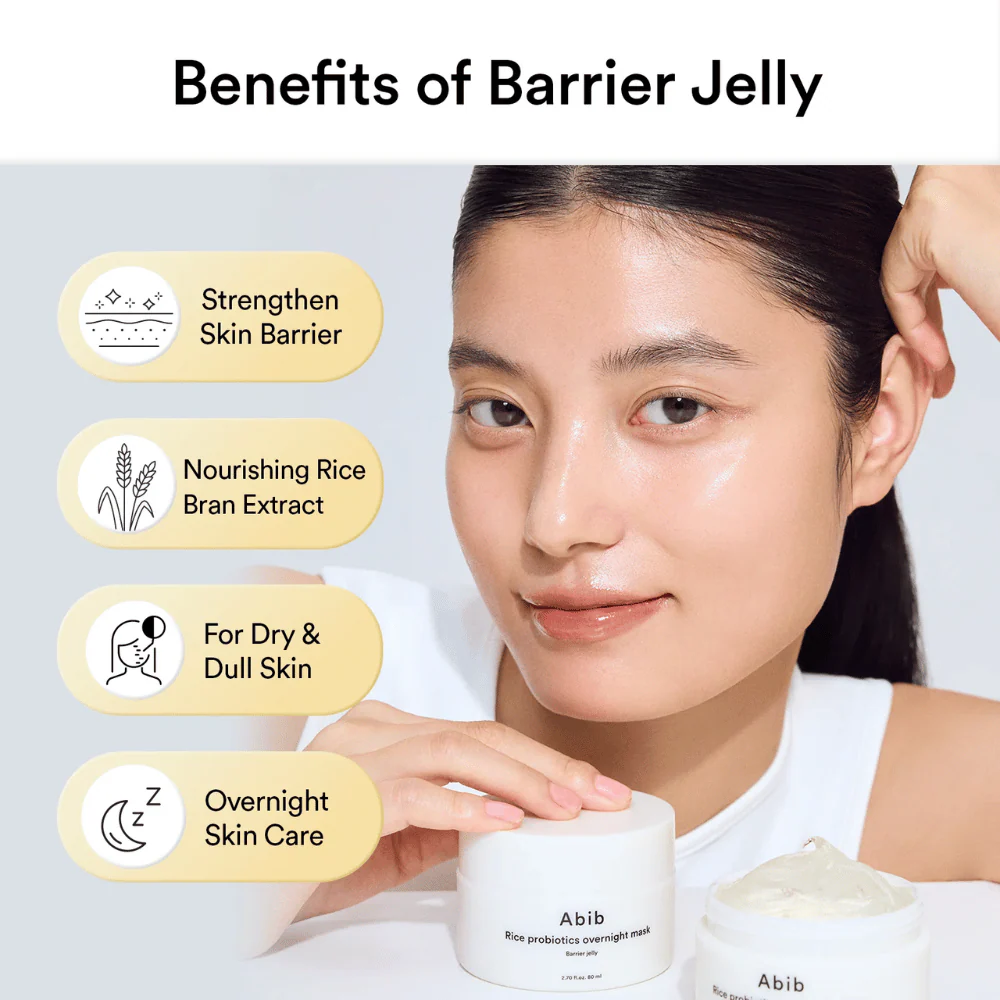 Rice Probiotics Overnight Mask Barrier Jelly 80ml - Image 3