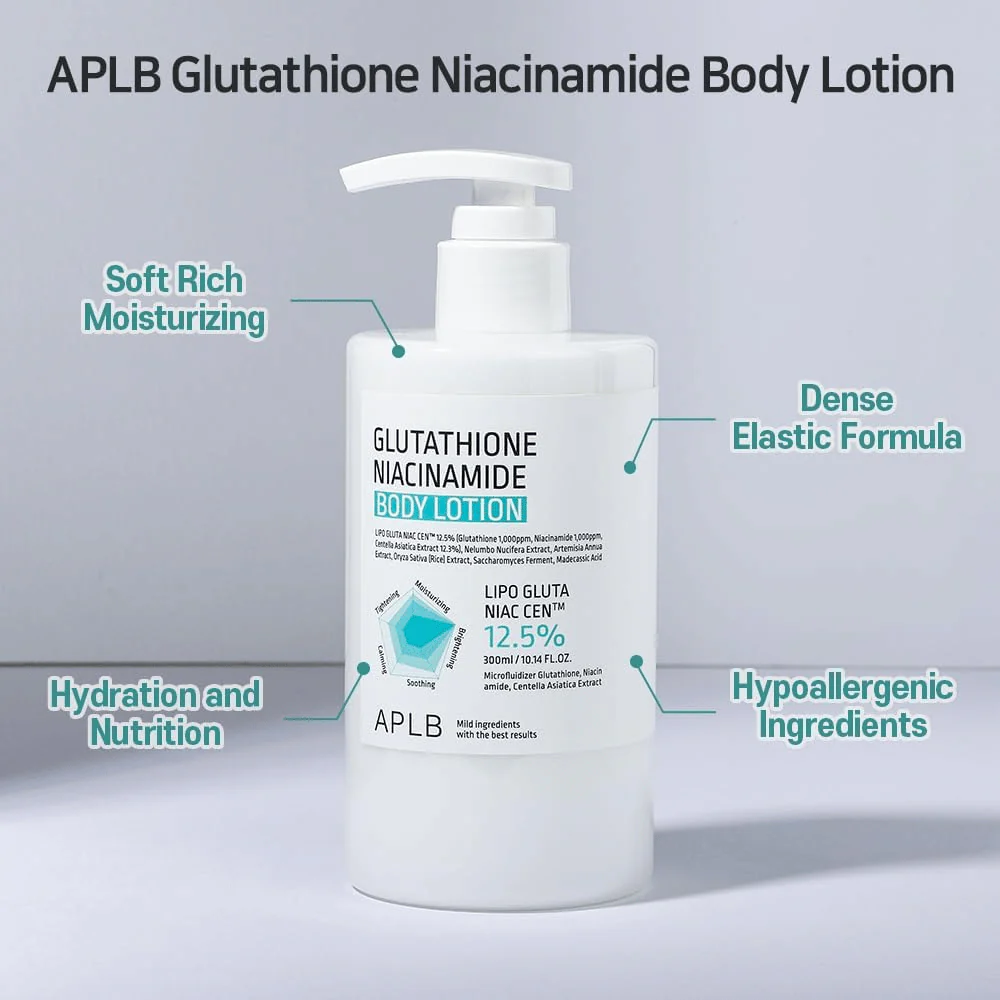 Glutathione Niacinamide Body Lotion 300ml - Image 5