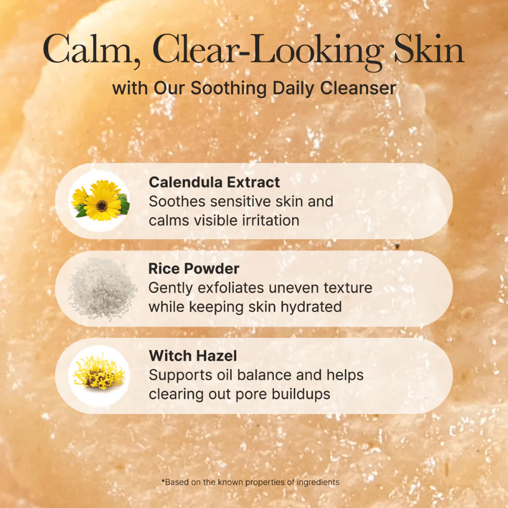 Calendula Rice Mochi Cleanser 120g - Image 5