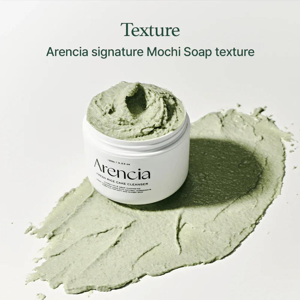 Fresh Green Rice Mochi Cleanser 120g - Image 3