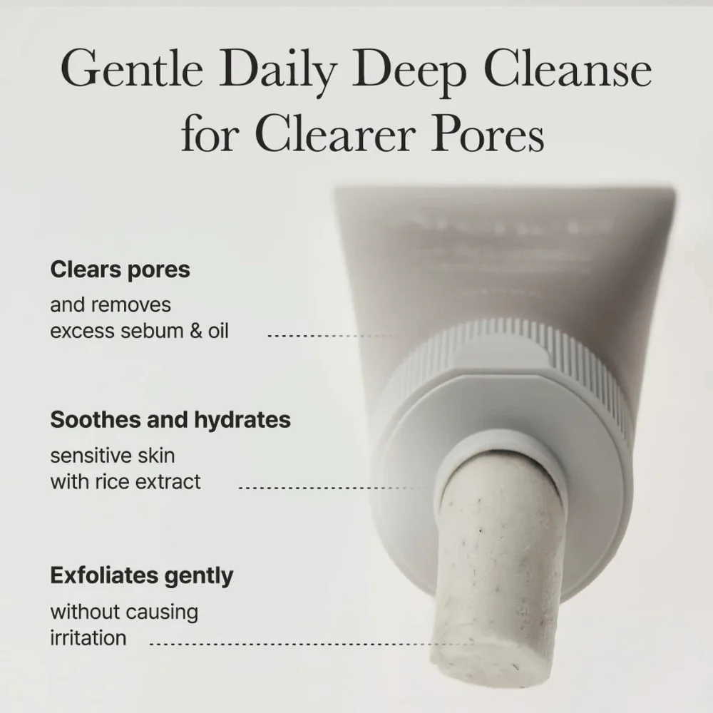 Rice + LHA Pore Control Rice Cake Cleanser 150g - Image 3