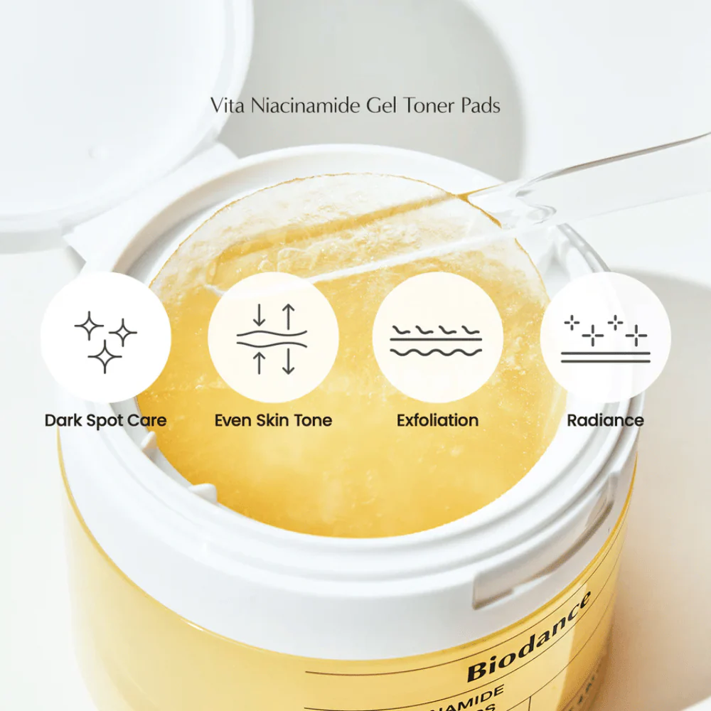 Vita Niacinamide Gel Toner Pads (60 pads) - Image 3