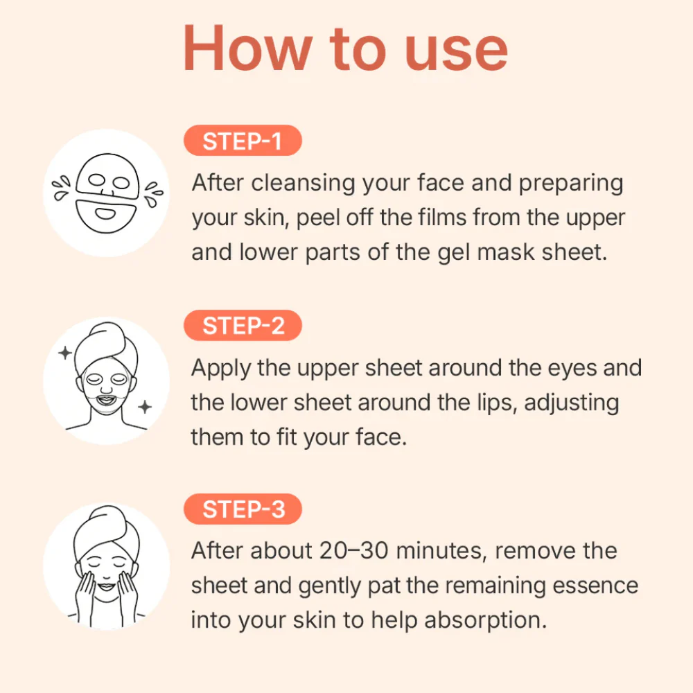 PDRN Skin Tightening Glow Gel Mask - Image 4