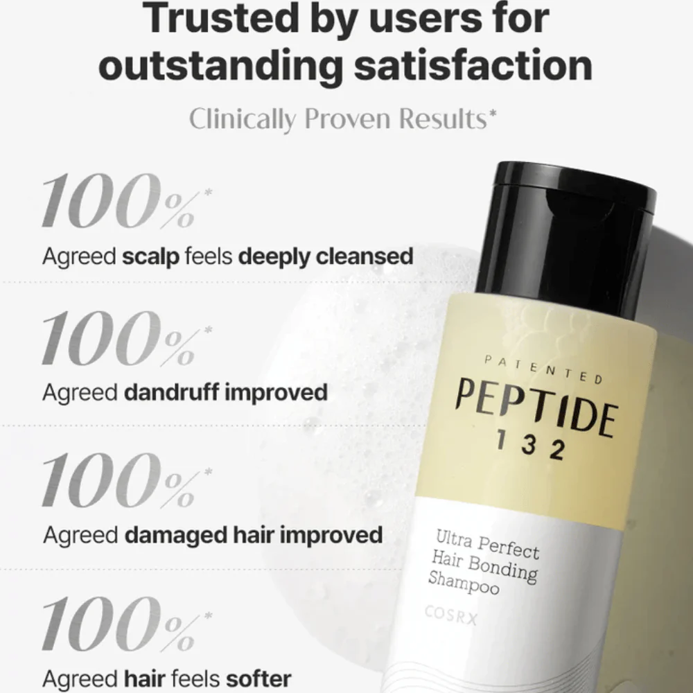 Peptide 132 Ultra Perfect Hair Bonding Shampoo 200ml - Image 4