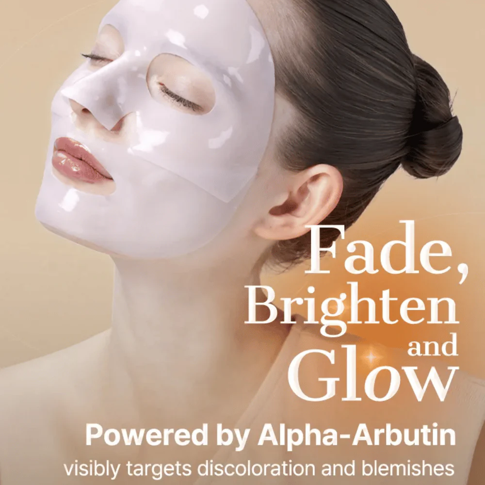 The Alpha-Arbutin Discoloration Care Hydrogel Mask (3 sheets) - Image 2