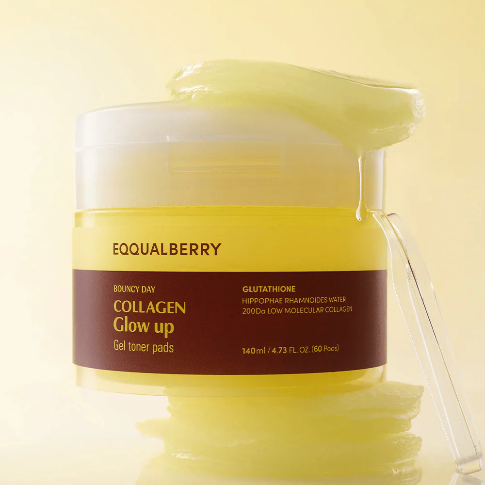 Collagen Glow Up Gel Toner Pads (60 Pads) - Image 3