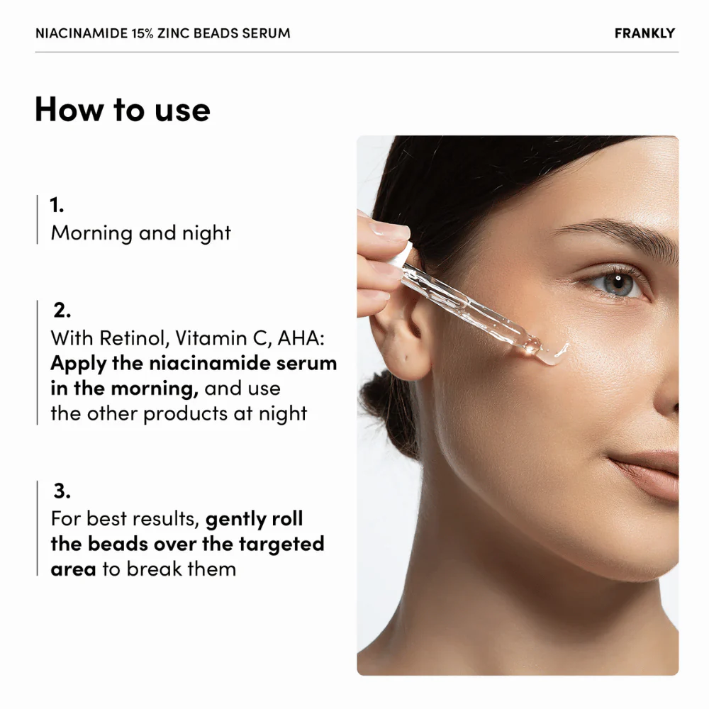 Niacinamide 15% + Zinc Beads Serum 30ml - Image 4