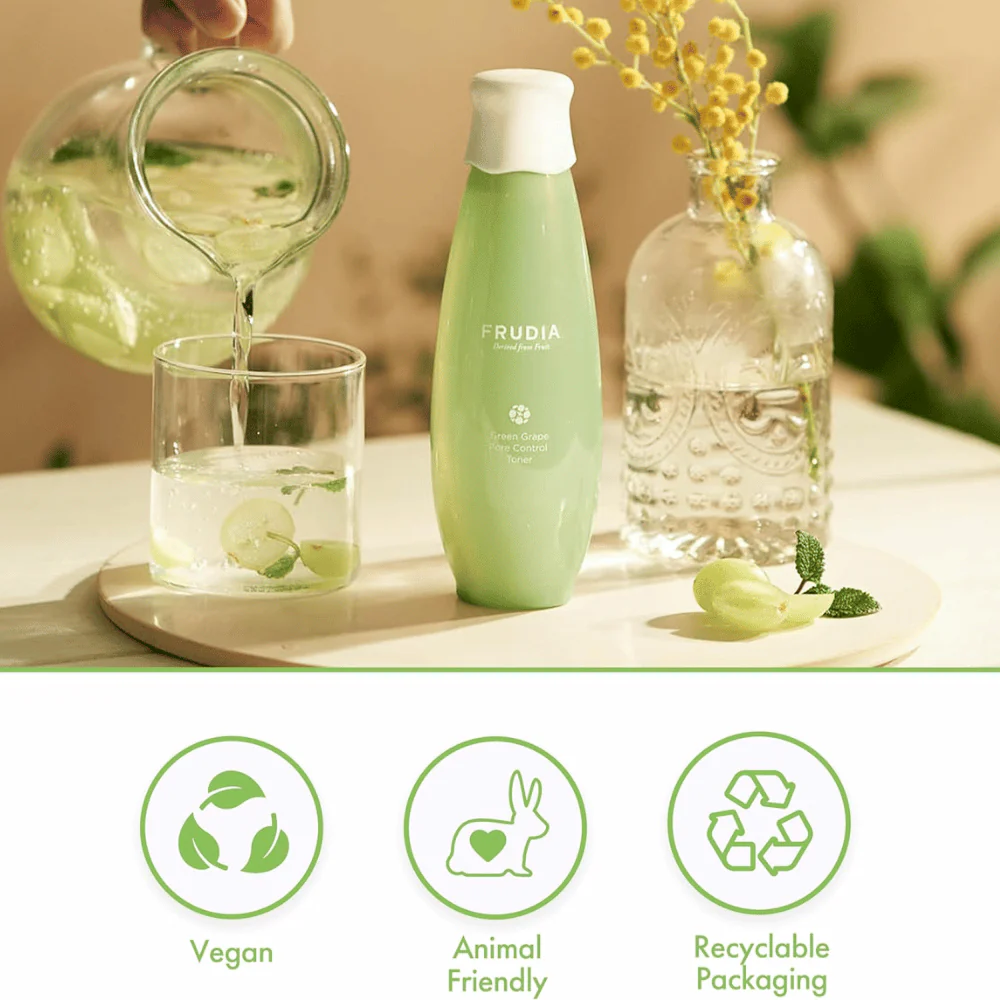 Green Grape Pore Control Toner 195ml - Image 4