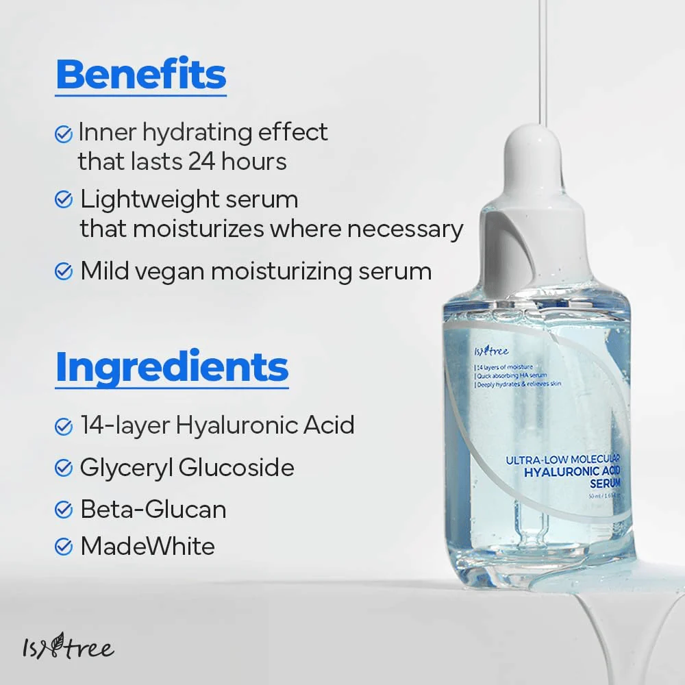 Ultra-Low Molecular Hyaluronic Acid Serum 50ml - Image 3