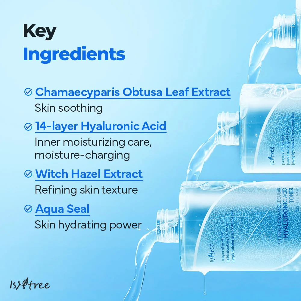 Ultra-Low Molecular Hyaluronic Acid Toner 300ml - Image 3