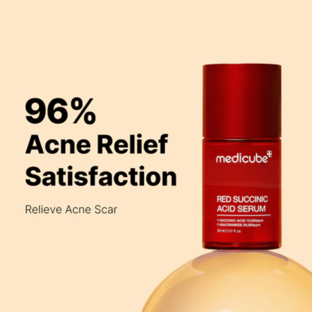 Red Succinic Acid Clarifying Serum 30ml - Image 3