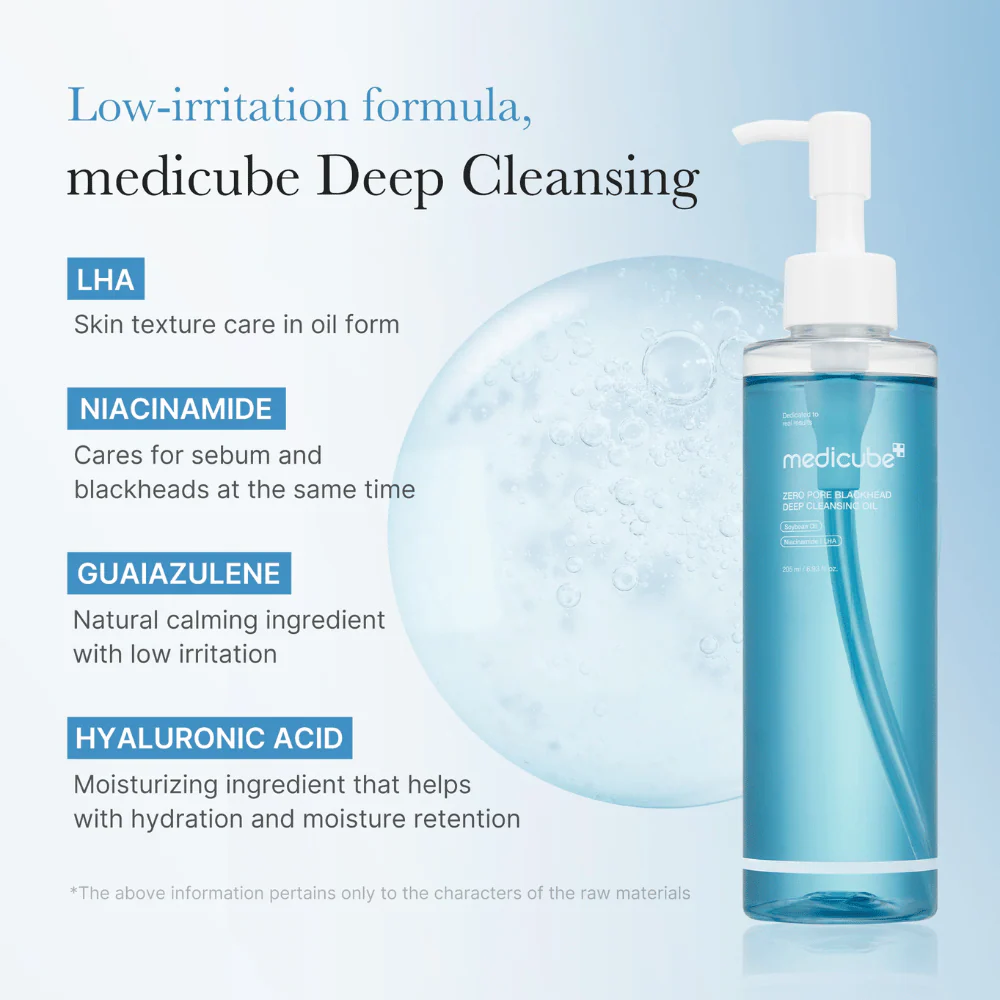 Zero Pore Blackhead Deep Cleansing Oil 205ml - Image 3