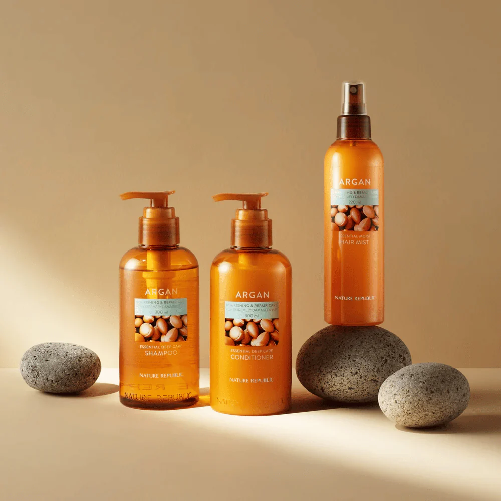 Argan Essential Moisture Repairing Shampoo 300ml - Image 3