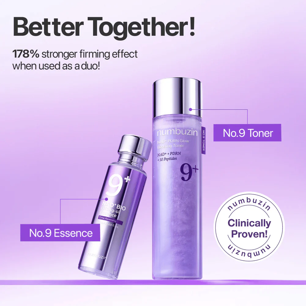 No.9 NAD+ PDRN Glow Boosting Toner 150ml - Image 6