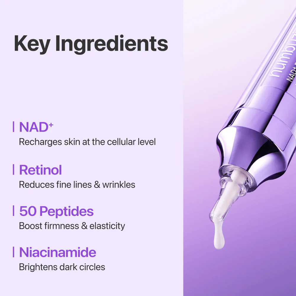 No.9 NAD+ Retinol Volumetox Eye Cream 10ml - Image 4