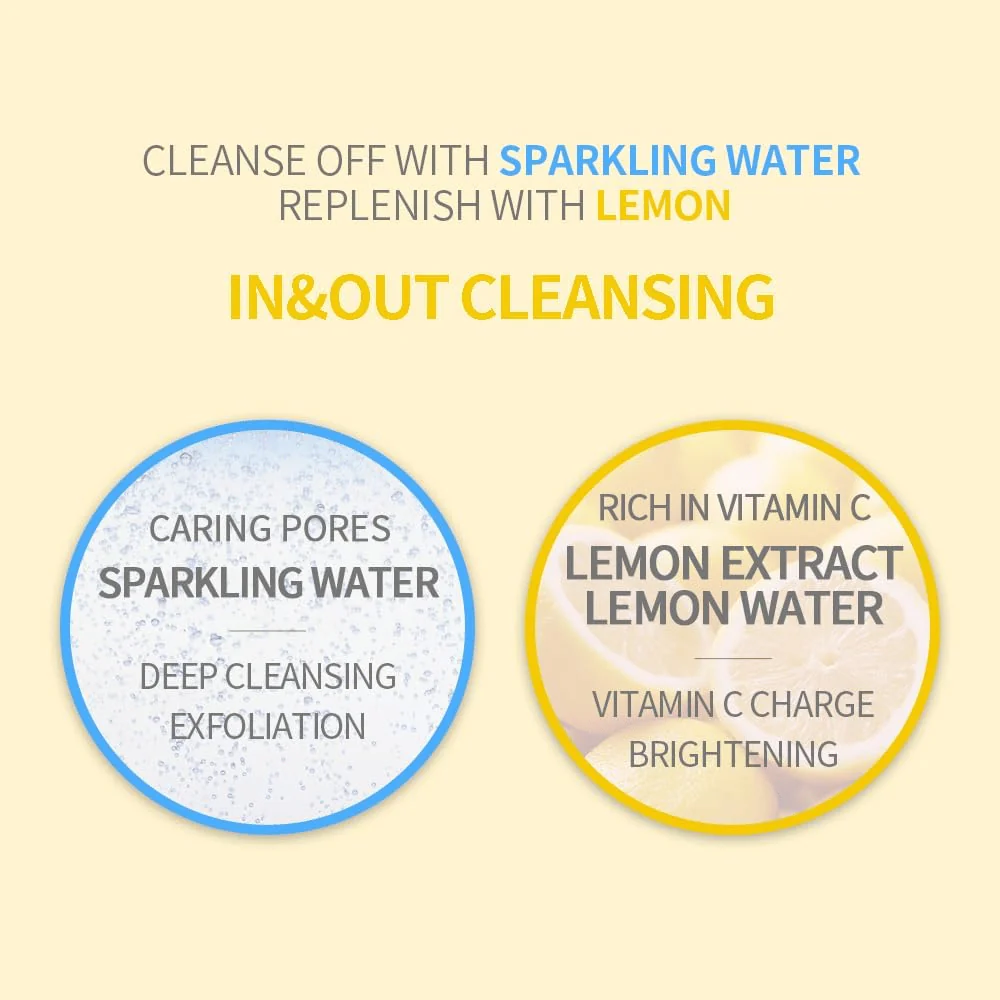 Lemon Sparkling Cleansing Foam 200g - Image 3